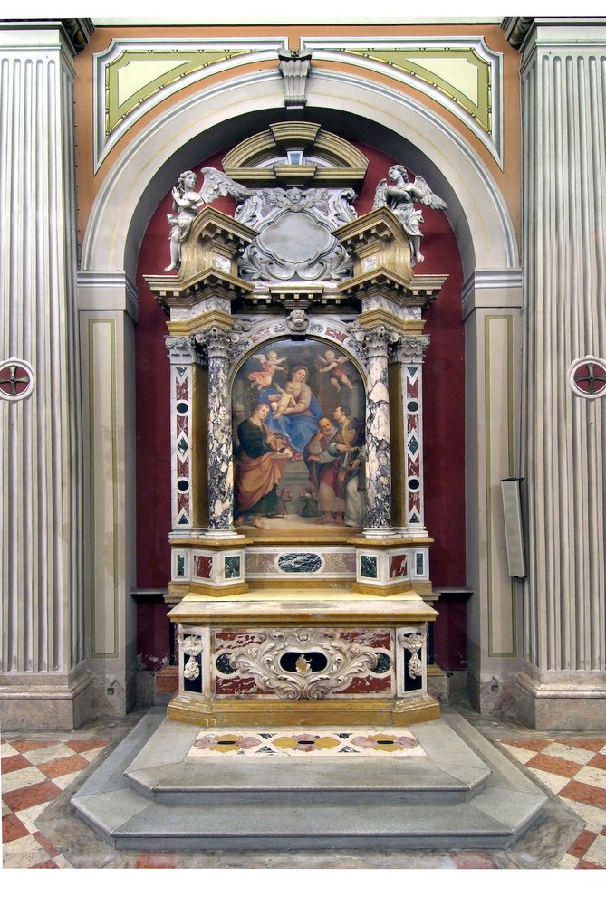 Altare laterale di San Luigi,  chiesa di San Lorenzo, Varmo