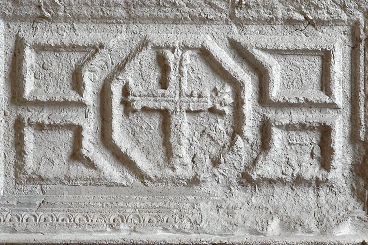 Chiesa di San Nicolò, altare, sec XVII, paliotto, San Giorgio della Richinvelda