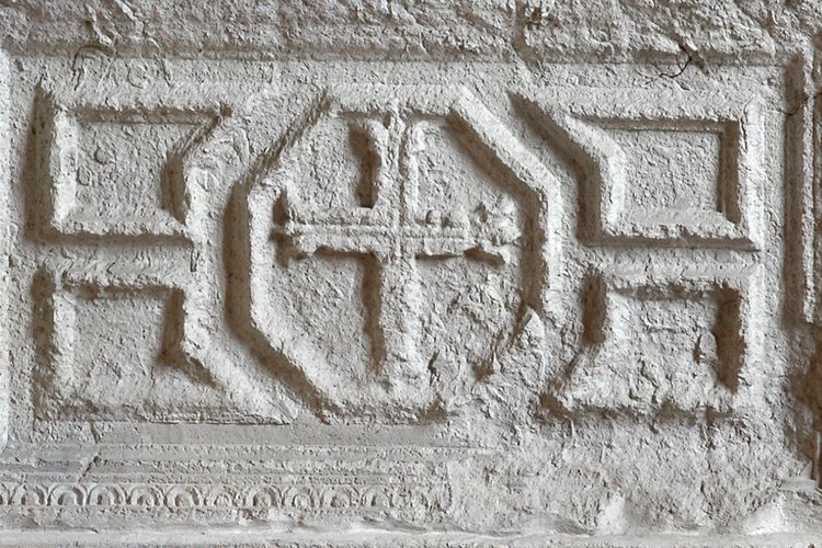 Chiesa di San Nicolò, altare, sec XVII, paliotto, San Giorgio della Richinvelda