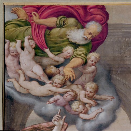 Pomponio Amalteo, Annunciazione, 1546, particolare