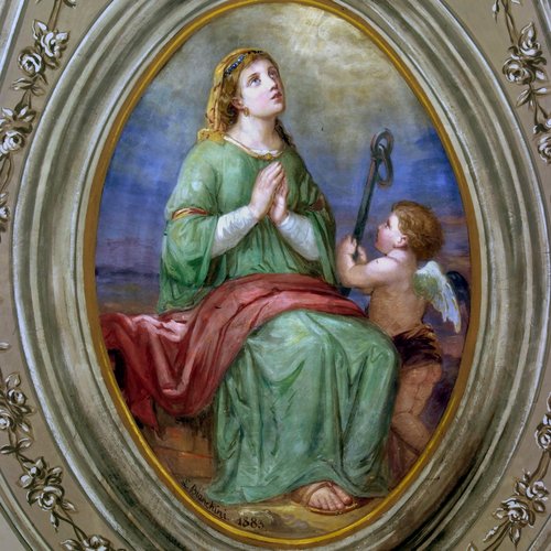 L. Bianchini, La Speranza, sec. XIX, affreschi catino absidale (part.)