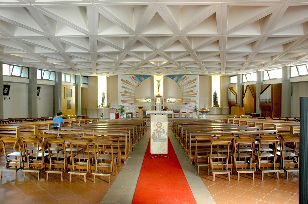 Interno della cripta, Chiesa parrocchiale di San Giovanni Bosco