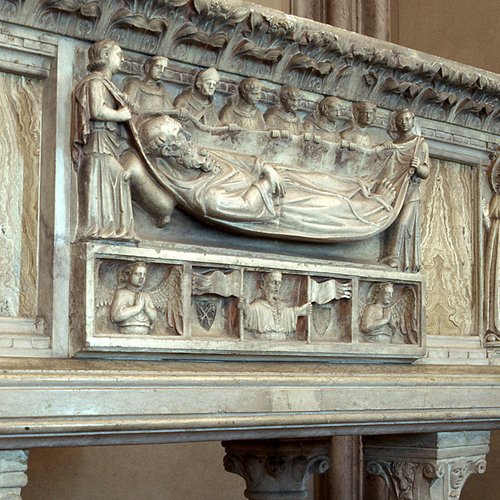 Chiesa della Beata Vergine del Carmine, arca del Beato Odorico da Pordenone, Filippo De Sanctis, 1332