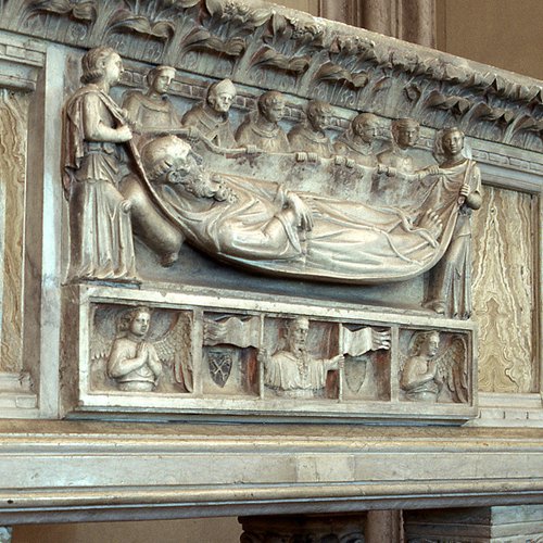 Chiesa della Beata Vergine del Carmine, arca del Beato Odorico da Pordenone, Filippo De Sanctis, 1332