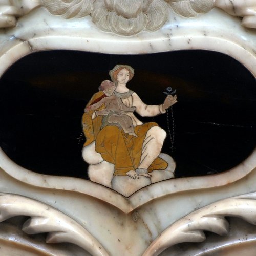 Paliotto, Madonna con Bambino, Altare laterale di San Luigi,  chiesa di San Lorenzo, Varmo