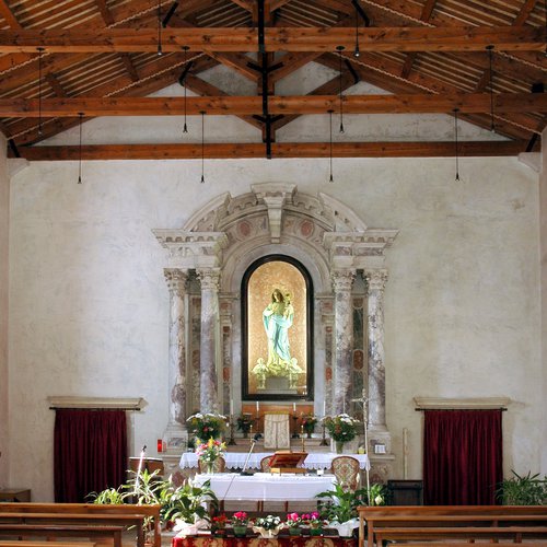 Chiesa della Madonna della Salute (già Ognissanti), interno, Polcenigo