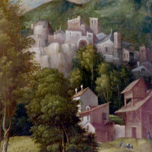 Pomponio Amalteo, Annunciazione, 1546, particolare