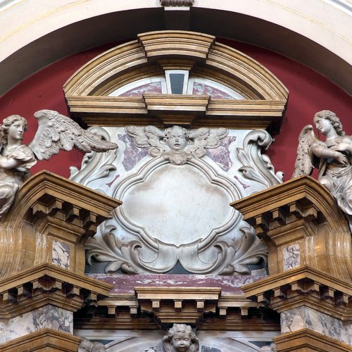 Angeli oranti, Altare laterale di San Luigi,  chiesa di San Lorenzo, Varmo