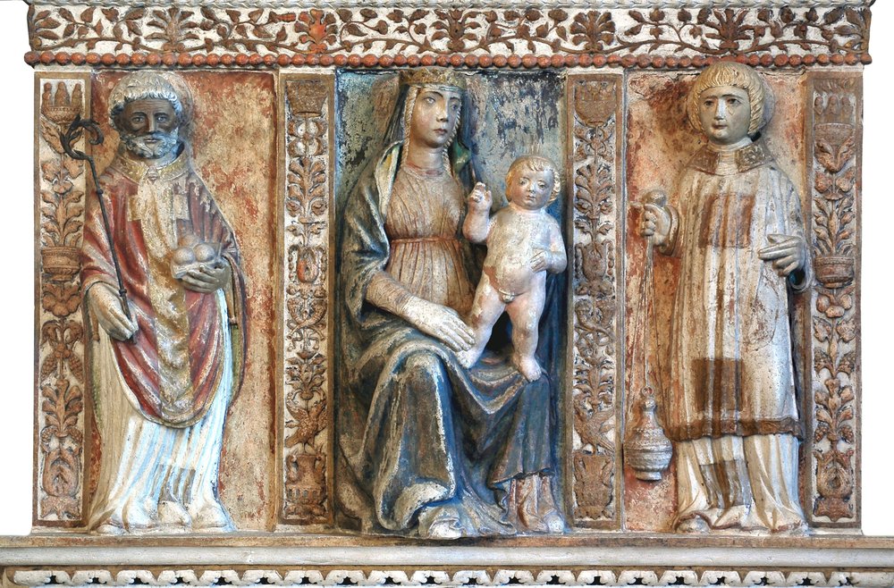 Chiesa di San Nicolò, ancona dell'altare, Antonio Pilacorte, 1497, San Giorgio della Richinvelda