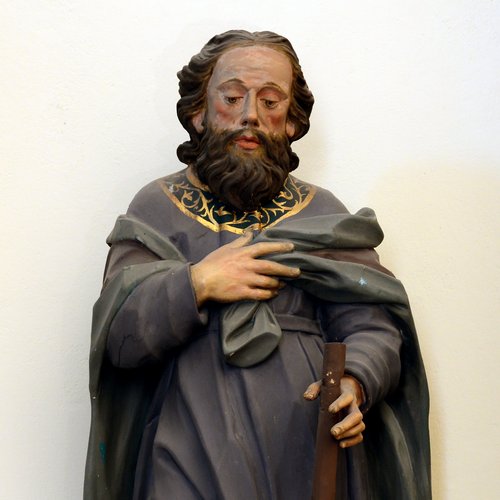 Apostolo, statua lignea, XVII sec.