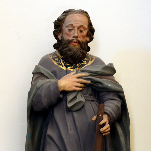 Apostolo, statua lignea, XVII sec.