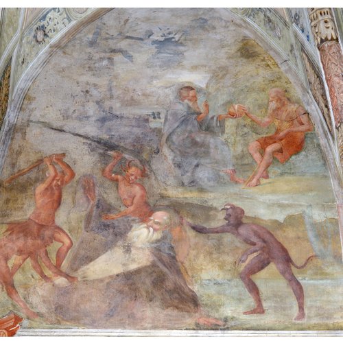 Tentazioni, Chiesa di Sant'Antonio Abate a San Daniele del Friuli