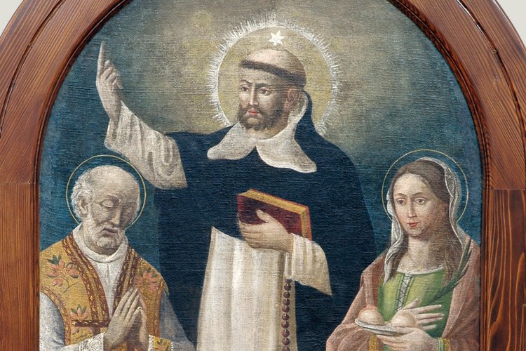 San Domenico tra i Santi Valentino e Agata (sec. XVI), abside, pieve di San Lorenzo in Monte di Buja