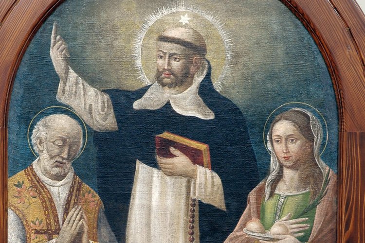 San Domenico tra i Santi Valentino e Agata (sec. XVI), abside, pieve di San Lorenzo in Monte di Buja