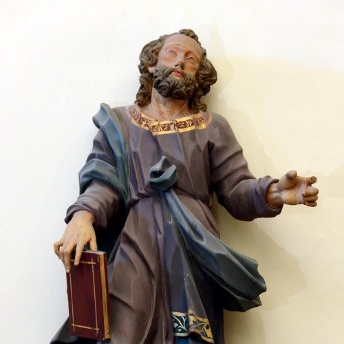 Apostolo, statua lignea, XVII sec.