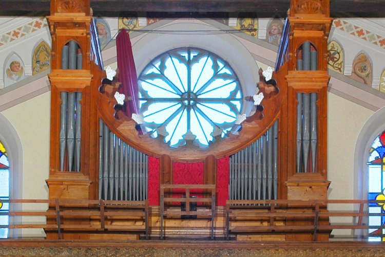 Chiesa parrocchiale di San Giorgio, organo di Beniamino Zanin, 1900, San Giorgio della Richinvelda