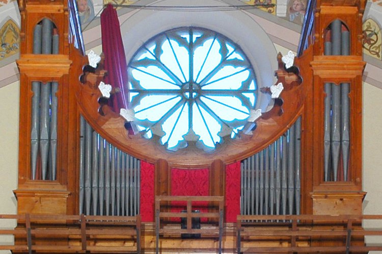 Chiesa parrocchiale di San Giorgio, organo di Beniamino Zanin, 1900, San Giorgio della Richinvelda