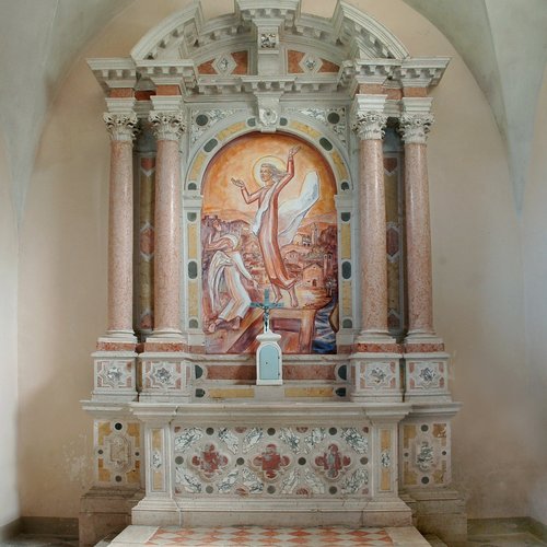 Chiesa di san Rocco, altare Maggiore, Polcenigo