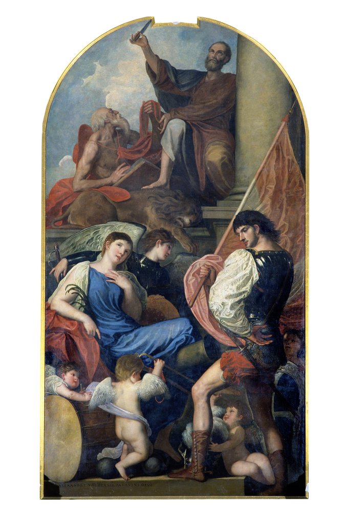 Alessandro Varotari, detto il Padovanino: Pala delle Milizie, 1641