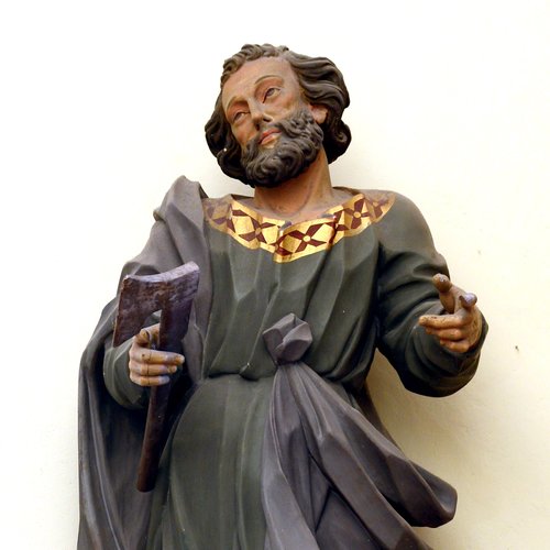 Apostolo, statua lignea, XVII sec.