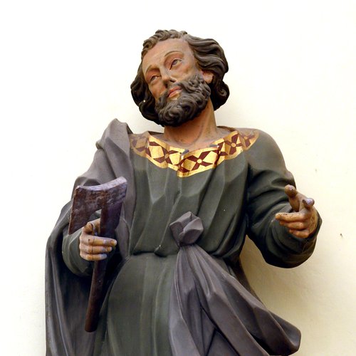 Apostolo, statua lignea, XVII sec.