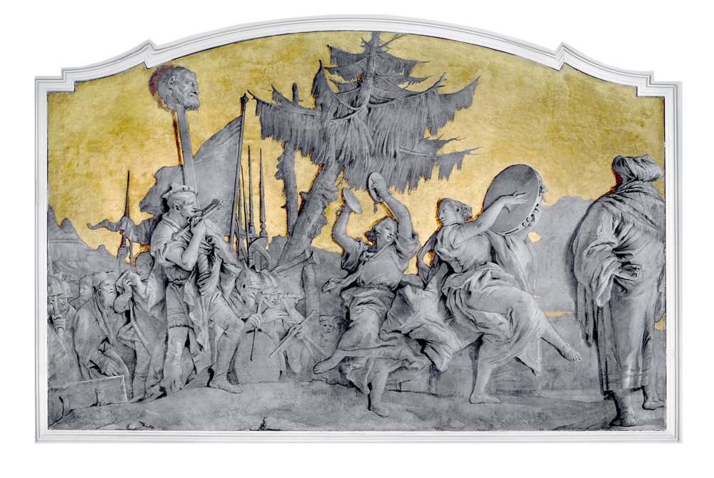 Giandomenico Tiepolo, Il trionfo di Davide, 1759