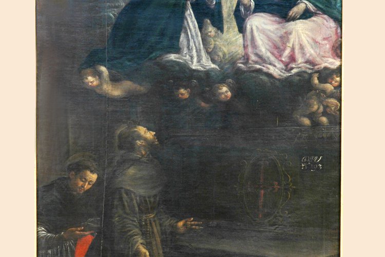 Pittore veneto, Il perdono di Assisi, 1593 (?)