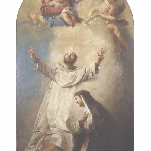 G. Angeli, L’Estasi di san Domenico, 1758-1760, olio su tela.