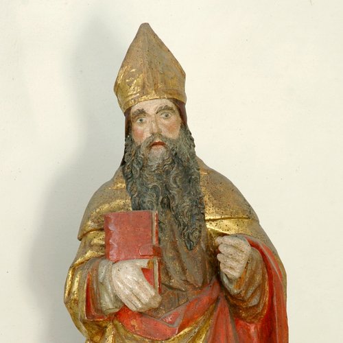 Altare laterale di sinistra, Sant'Antonio Abate, fine XV secolo