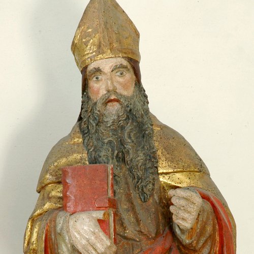 Altare laterale di sinistra, Sant'Antonio Abate, fine XV secolo