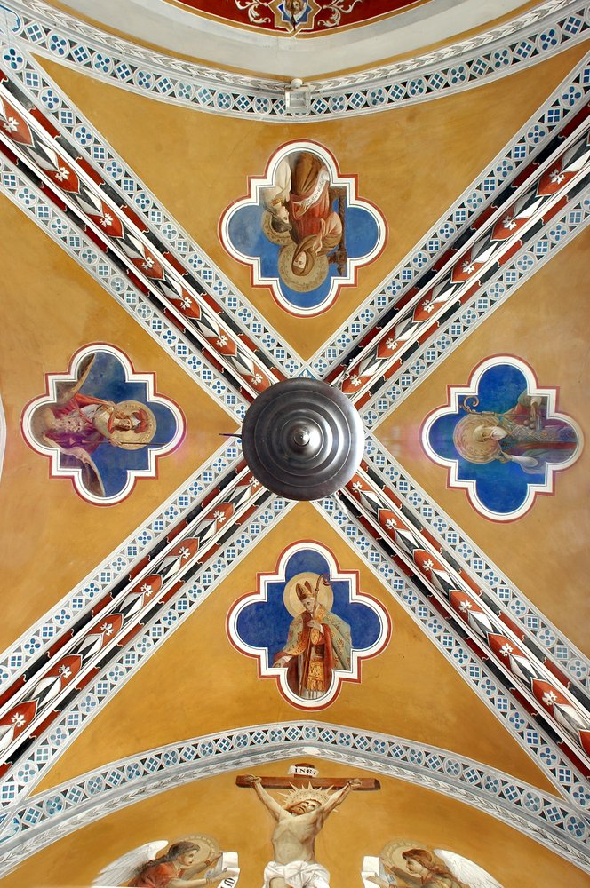 Chiesa di San Nicolò, volta a quattro vele, Antonio del Toso, 1901, San Giorgio della Richinvelda