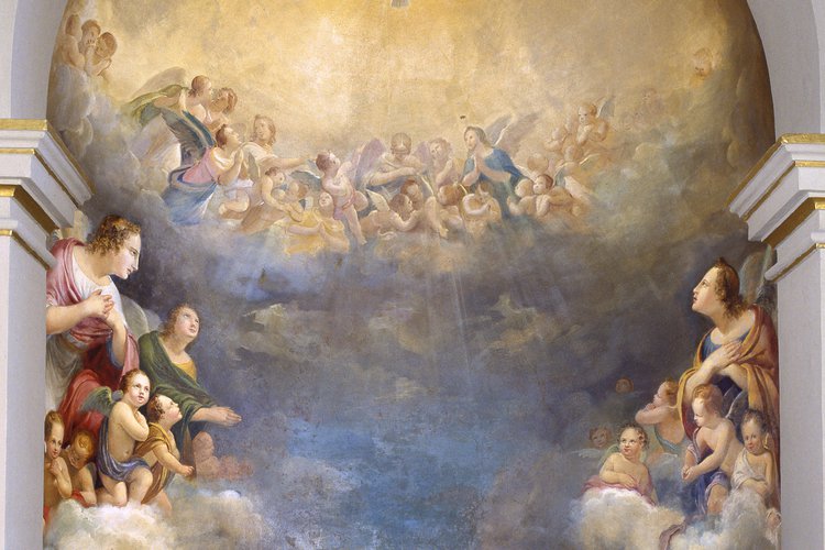 R. Pitacco, Angeli in contemplazione dello Spirito Santo. L’artista