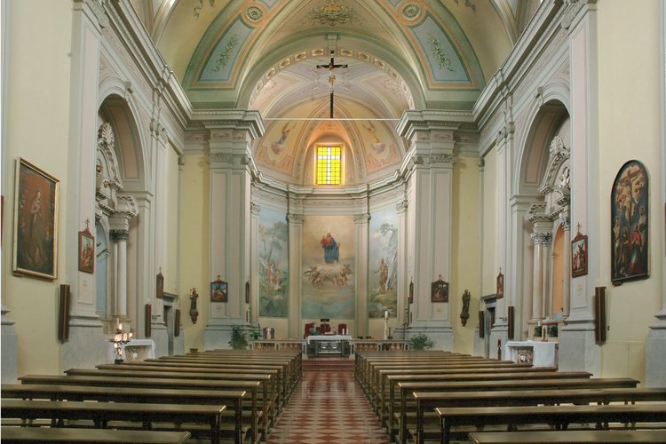 Interno della chiesa vecchia di San Michele, Cervignano