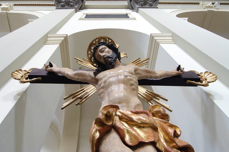 Crocifisso ligneo settecentesco