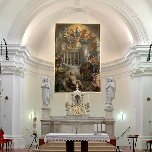 Altare maggiore, pieve di San Lorenzo in Monte di Buja