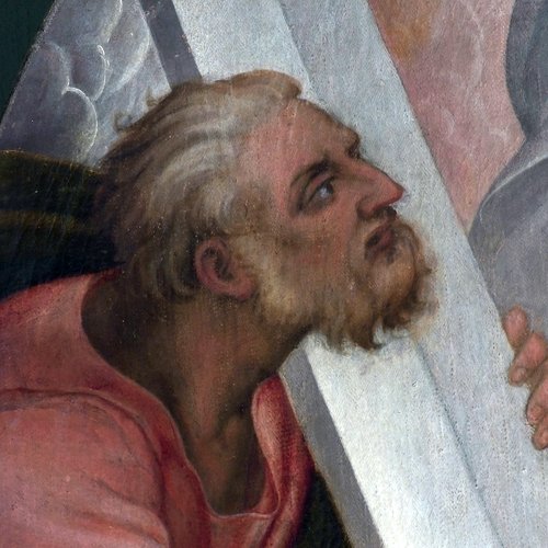 Francesco Floreani, la Trasfigurazione di Nostro Signore, particolare, 1584