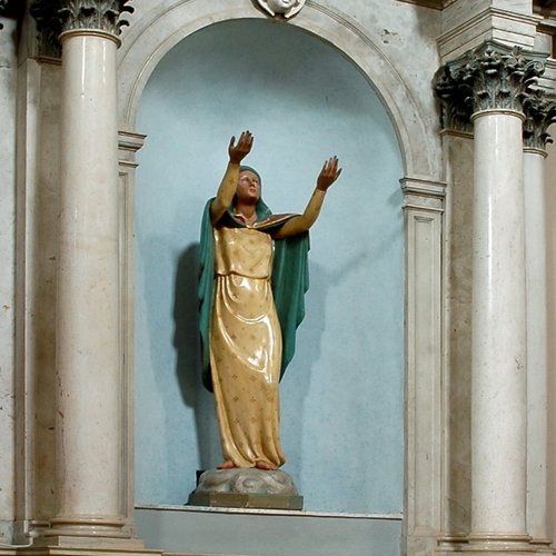 Ferdinando Perathoner, Madonna Assunta - Altare della Madonna Assunta, 1912, Chiesa vecchia di San Michele, Cervignano