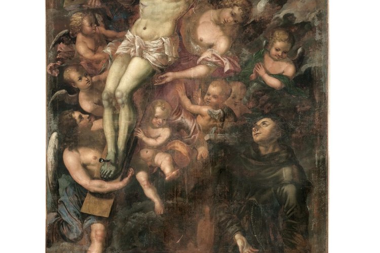 La Trinità adorata da Sant'Antonio da Padova