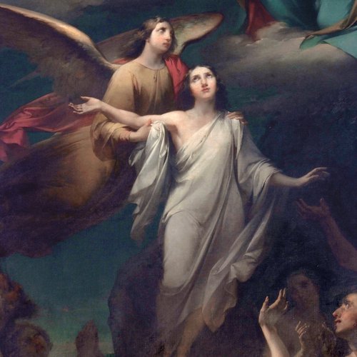 M. Grigoletti, La Vergine del Suffragio, 1863 (part.)