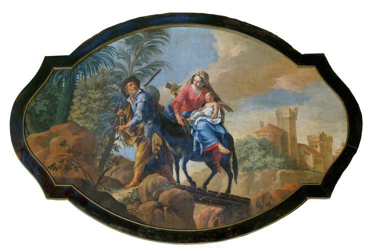 Vincenzo Orelli, Ciclo dei Dolori di Maria,  La fuga in Egitto, 1775