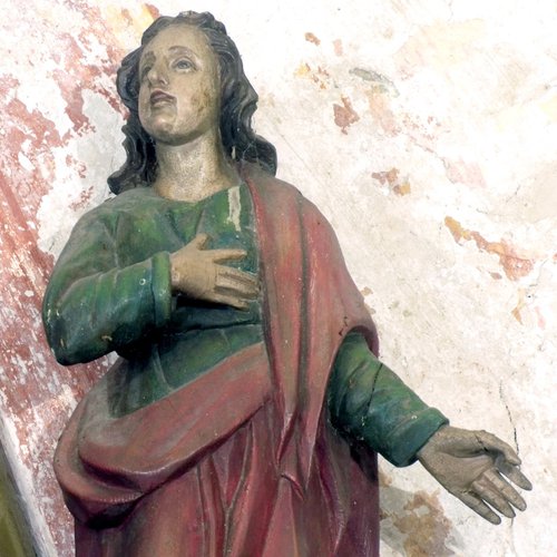 Scultore friulano, San Giovanni Evangelista (da un gruppo del "Cristo del travo"), sec. XVII