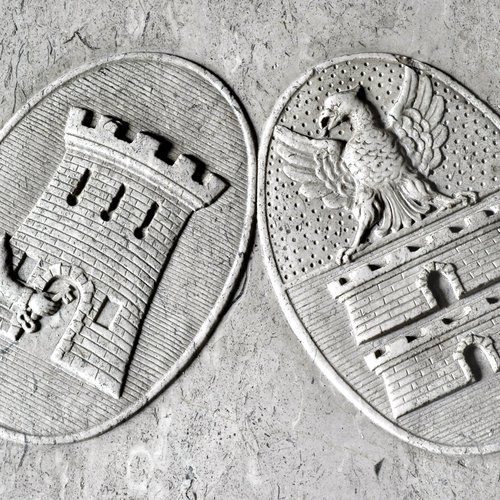 Stemmi nobiliari, chiesetta di Santa Croce, Cervignano