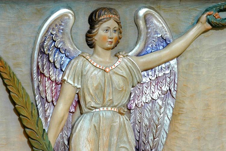 Pieve di Sant'Andrea, presbiterio, altare della celebrazione, Vittoria Eucaristica, Pozzuolo