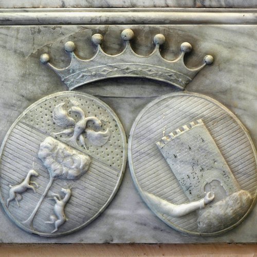 Stemmi nobiliari, chiesetta di Santa Croce, Cervignano