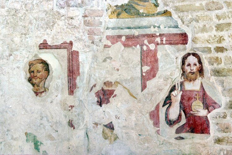 Giuseppe Furnio (?), affreschi, 1566