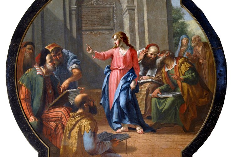 Vincenzo Orelli, Ciclo dei Dolori di Maria,  Gesù fra i Dottori, 1775