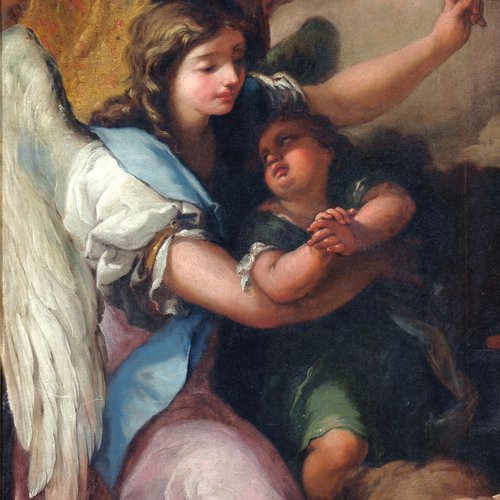 Pietro Antonio Novelli, Pala di S.Luigi (particolare), 1790