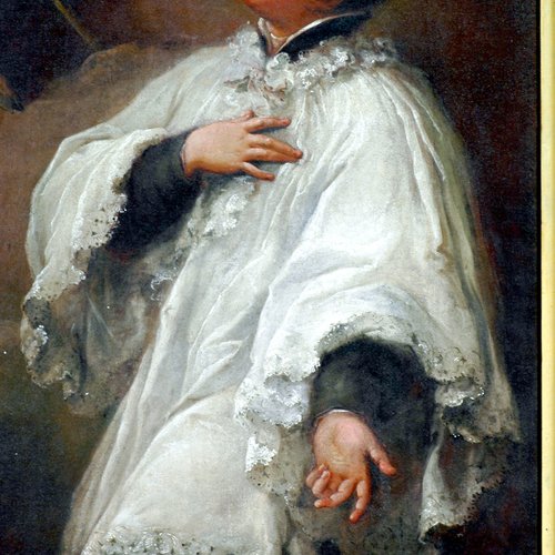 Pietro Antonio Novelli, Pala di S. Luigi (particolare), 1790