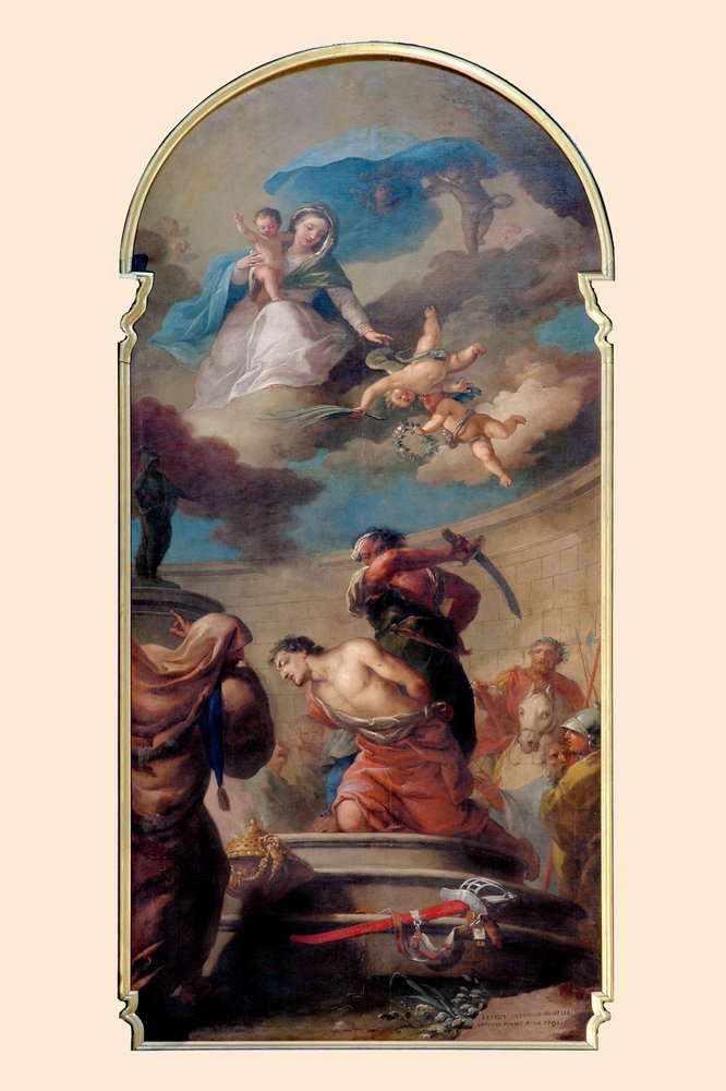 Pietro Antonio Novelli, La decollazione di Sant'Ilario, 1791