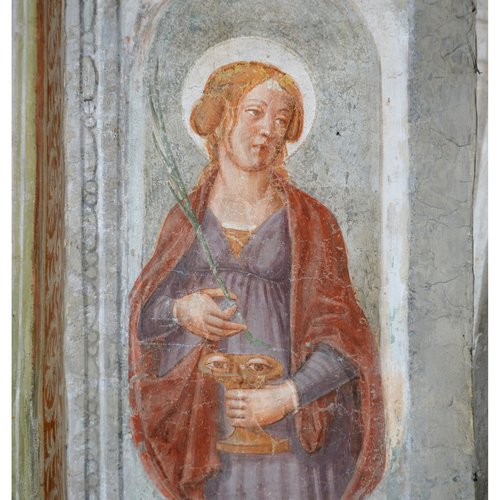 Santa Lucia, Sottarco dell'abside, Chiesa di Sant'Antonio Abate, San Daniele del Friuli